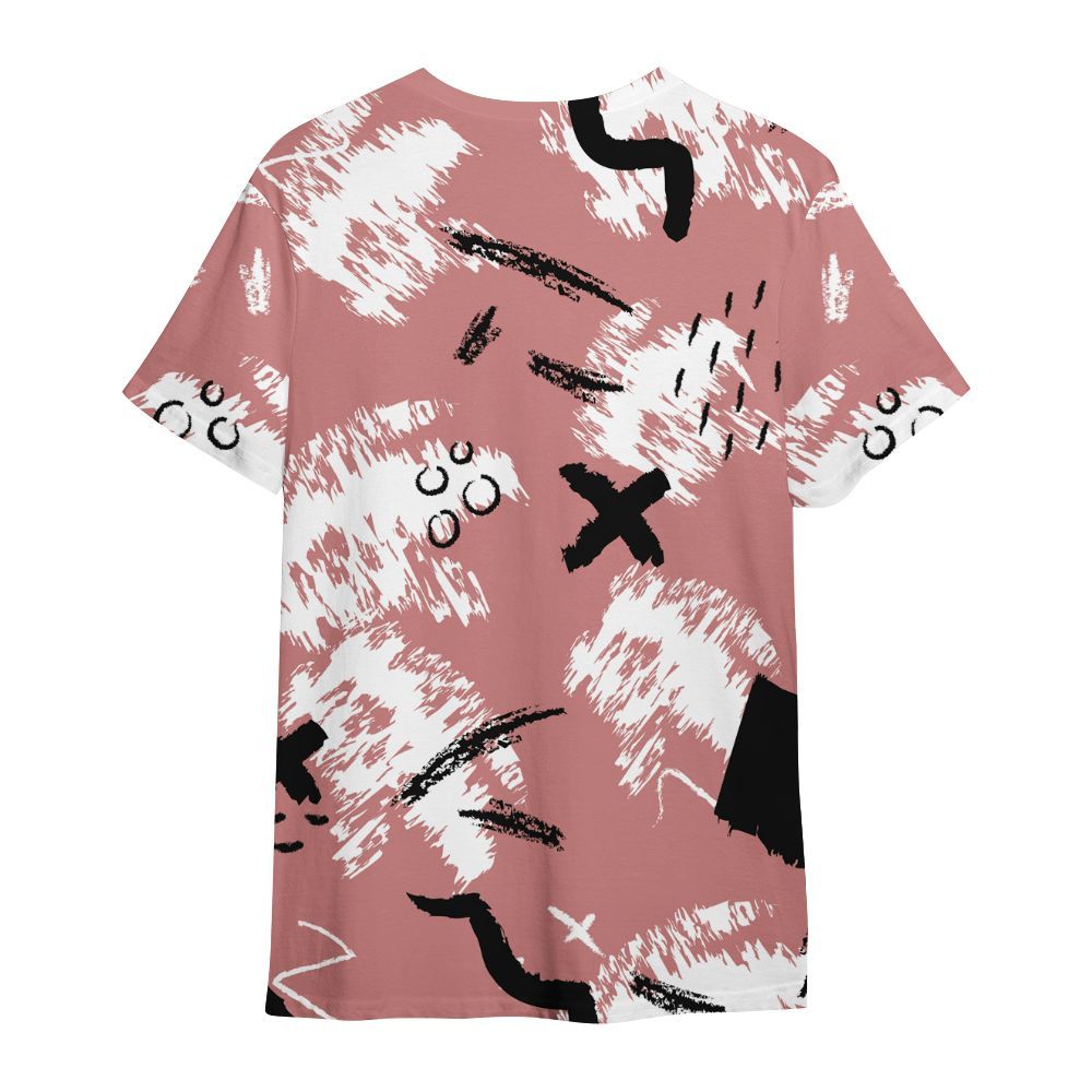 Shirt To Match Low OG Rust Pink 1s - Hustle Grind Pray Retro All Over Print