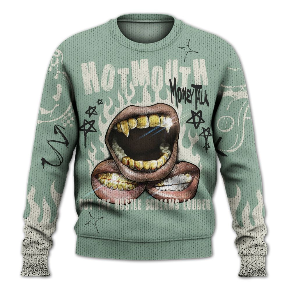 Knitted Sweater To Match Joins Year Of The Snake 5s - Mouth Burning Street Style