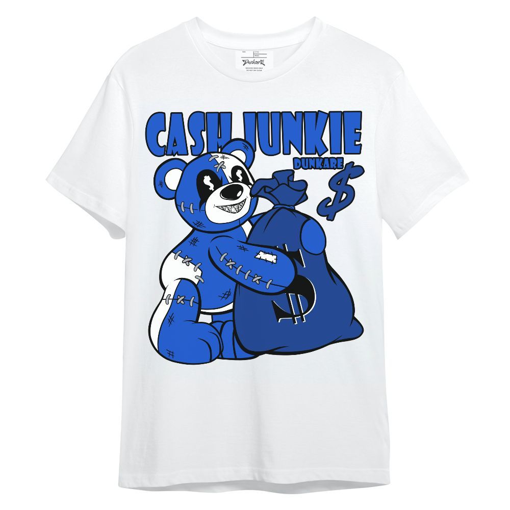 Shirt To Match Air Foamposite One Royal - Cashs Junkie Bear Unisex Shirt