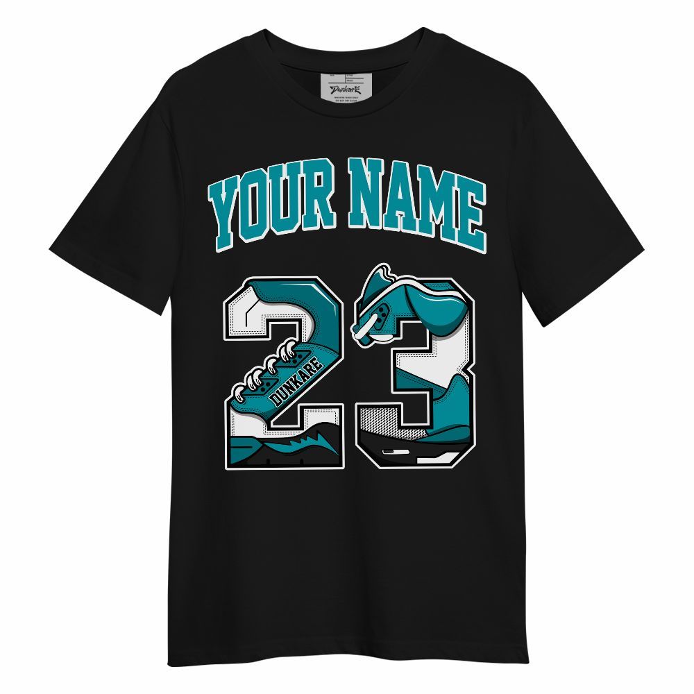 Shirt To Match Air Griffey Max Aquamarine 1s - Custom Name Number 23 5s Unisex Shirt