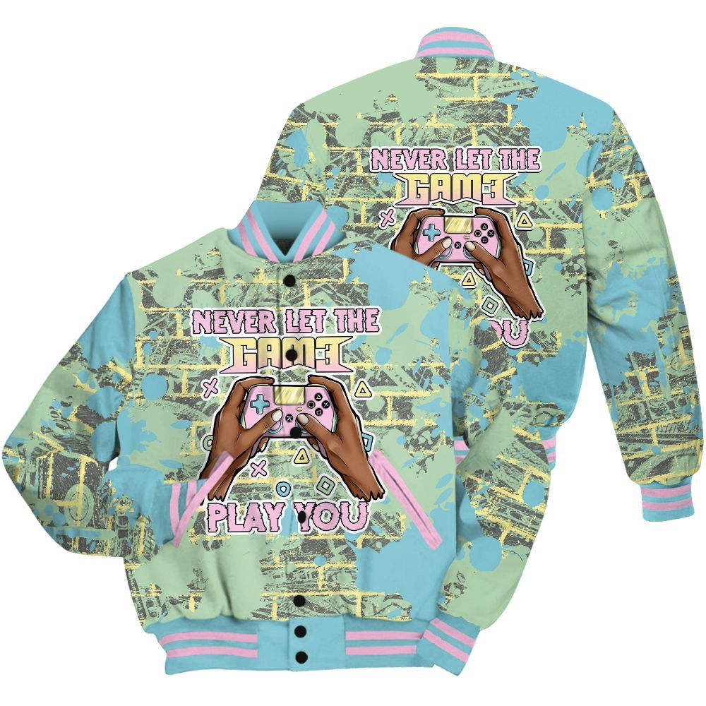 Varsity Jacket To Match SB Dunk Low Visty Shirt - PlayGame Human Brick All Over Print