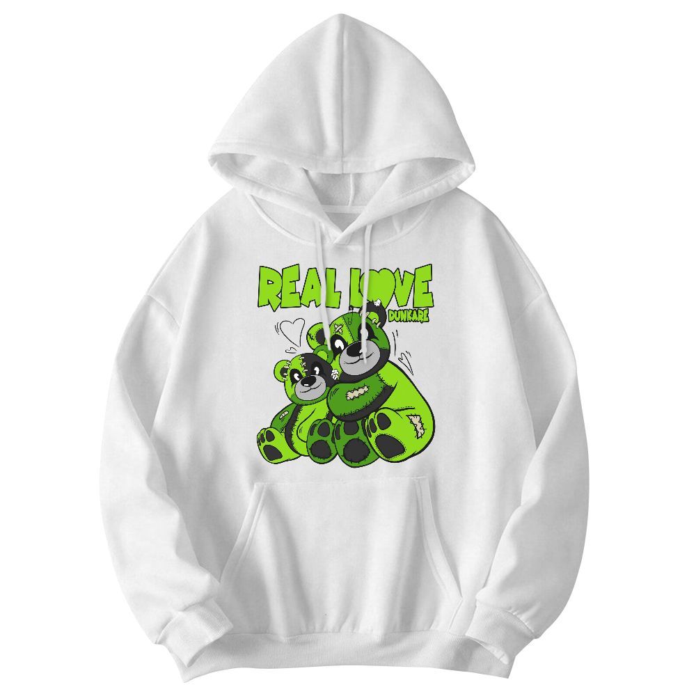 Sweatshirt To Match Electric Green 6s - Sincere Fondness Bear Graphic