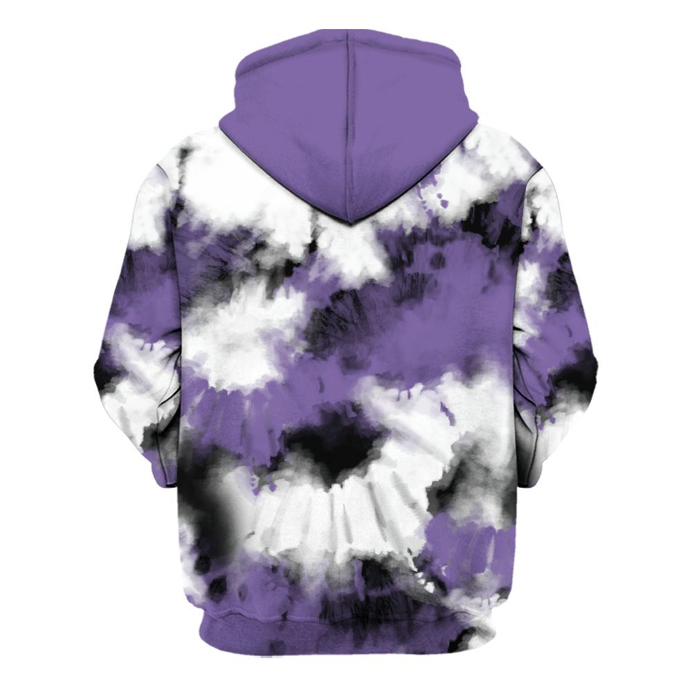 Hoodie To Match Dunk Low Black Raspberry - Tie Dye FK Around Find Out All Over Print