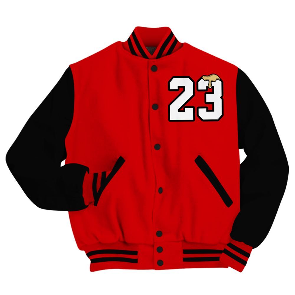 Varsity Jacket To Match Ja 2 Halloween - Custom Name Number 23 Drip All Over Print