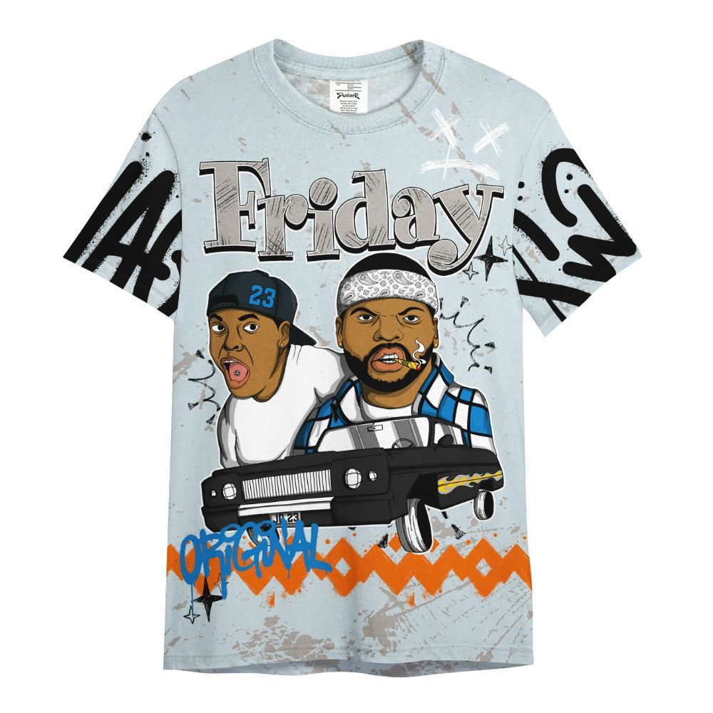 Shirt To Match Retro High OG Alaska 1s - Friday Sneaker Crayon All Over Print