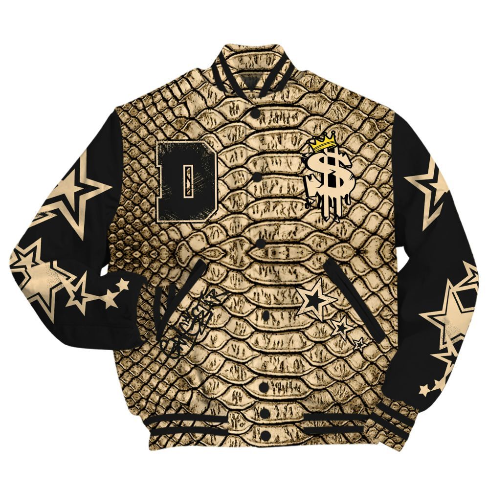 Varsity Jacket To Match Kobe 9 EM Mambacita - Lucky Money Paid In Full Retro All Over Print