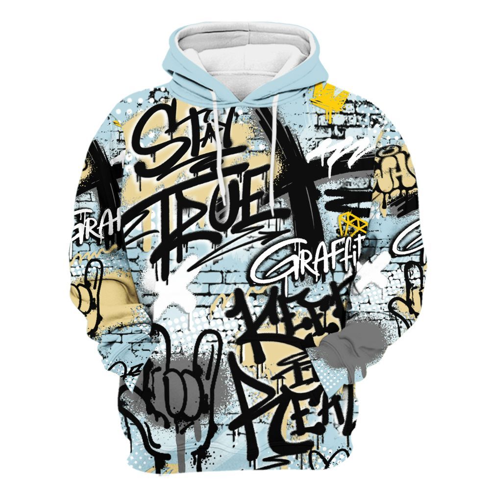 Hoodie To Match Low Year Of The Snake 11s - True It Real Graffiti Streetwear All Over Print