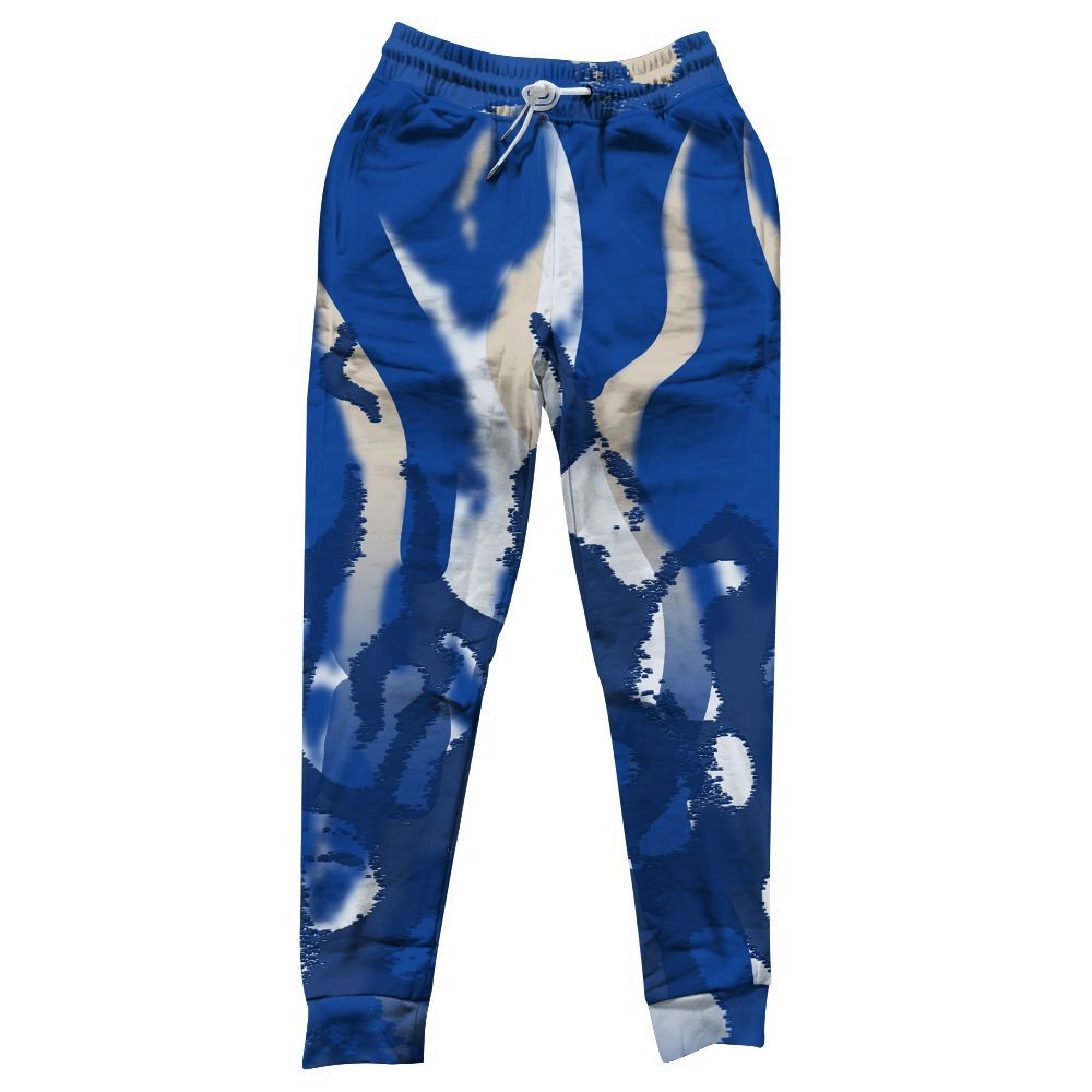 Sweatpant To Match Low Game Royal 1s - Burn All Over Print