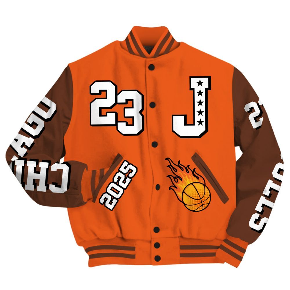 Varsity Jacket To Match High OG Starfish 1s - Chicago 23 Basketball All Over Print