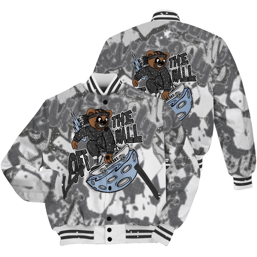 Varsity Jacket To Match Reverse Black White 6s Shirt - Quirky Bear Street All Over Print