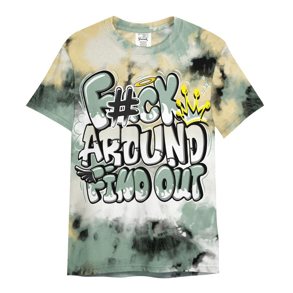 Shirt To Match Joins Year Of The Snake 5s - Tie Dye FK Around Find Out All Over Print
