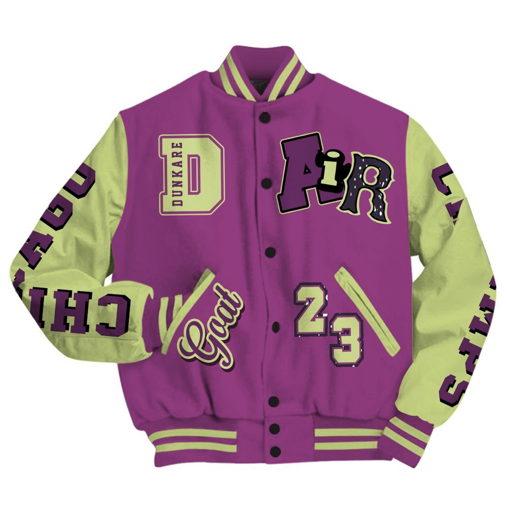 Varsity Jacket To Match Ja 2 Staregazer - AIR Number 23 GOAT All Over Print