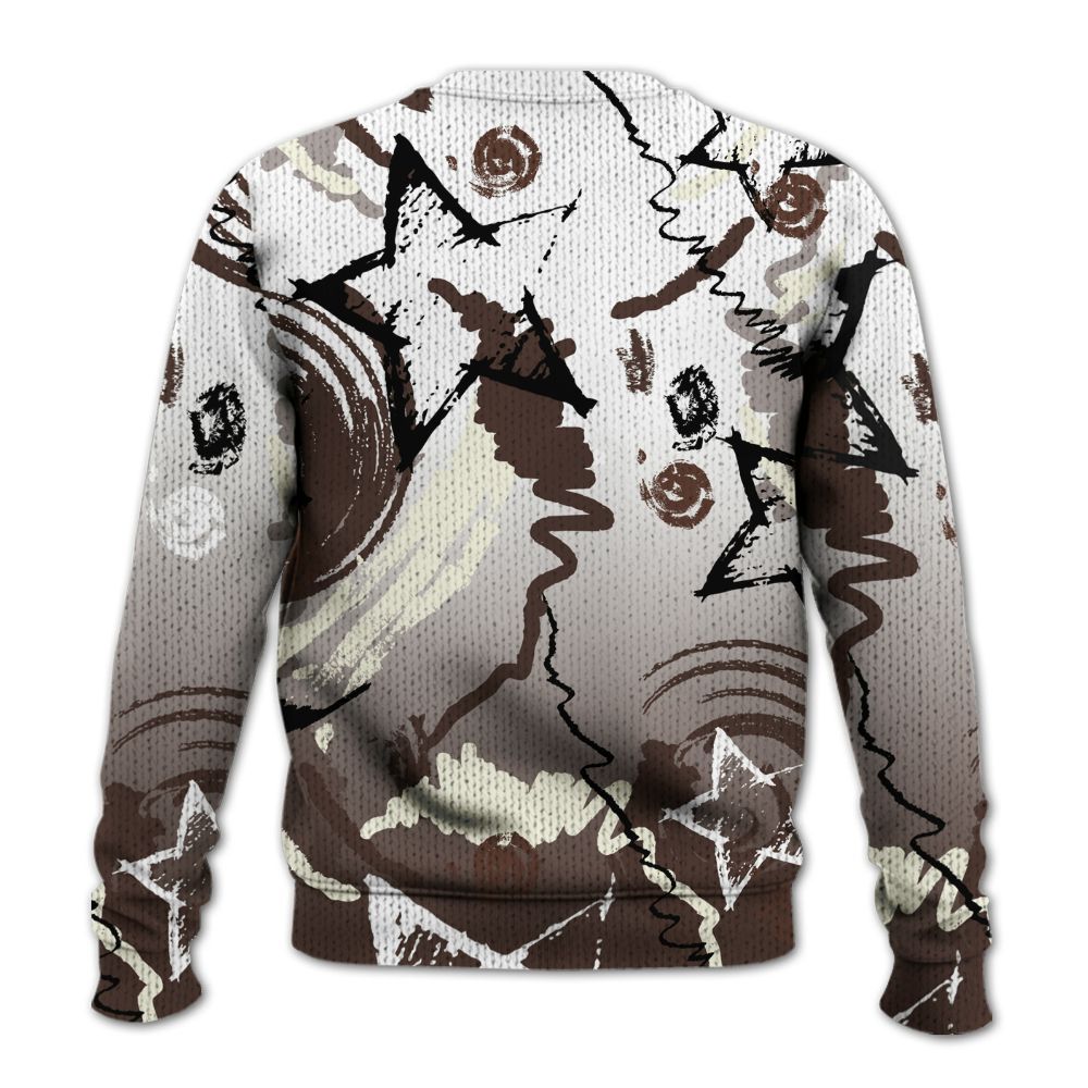 Knitted Sweater To Match SoleFly Cafecito 12s - Grind Shine Later Drip