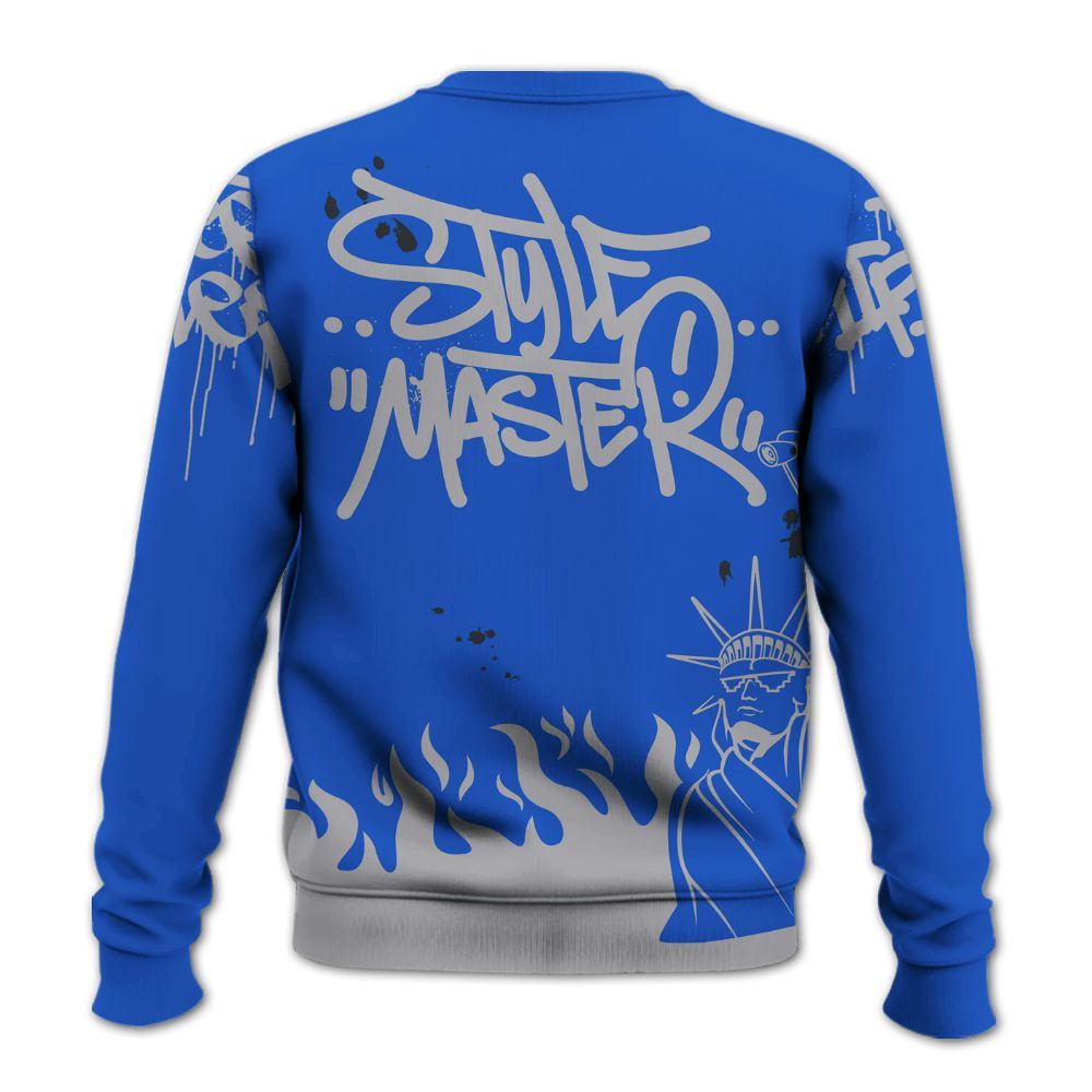 Sweatshirt To Match Retro Stealth 5s - Graphic Fck Around Find Out All Over Print