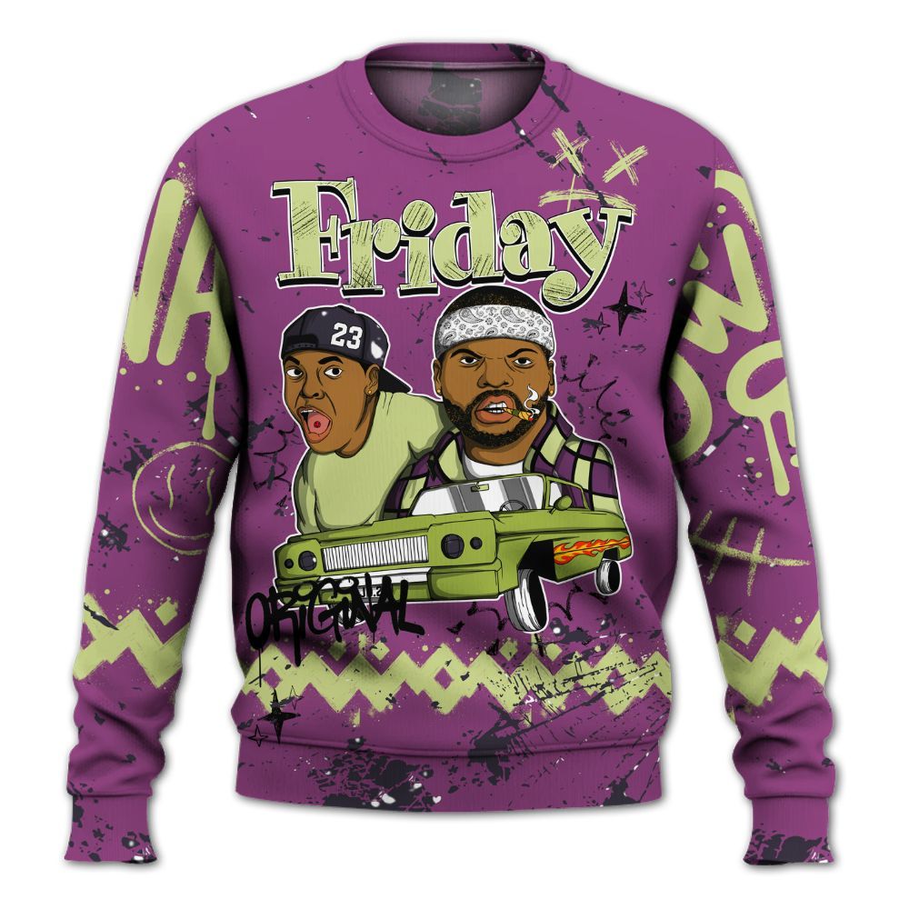 Sweatshirt To Match Ja 2 Staregazer - Friday Sneaker Crayon All Over Print