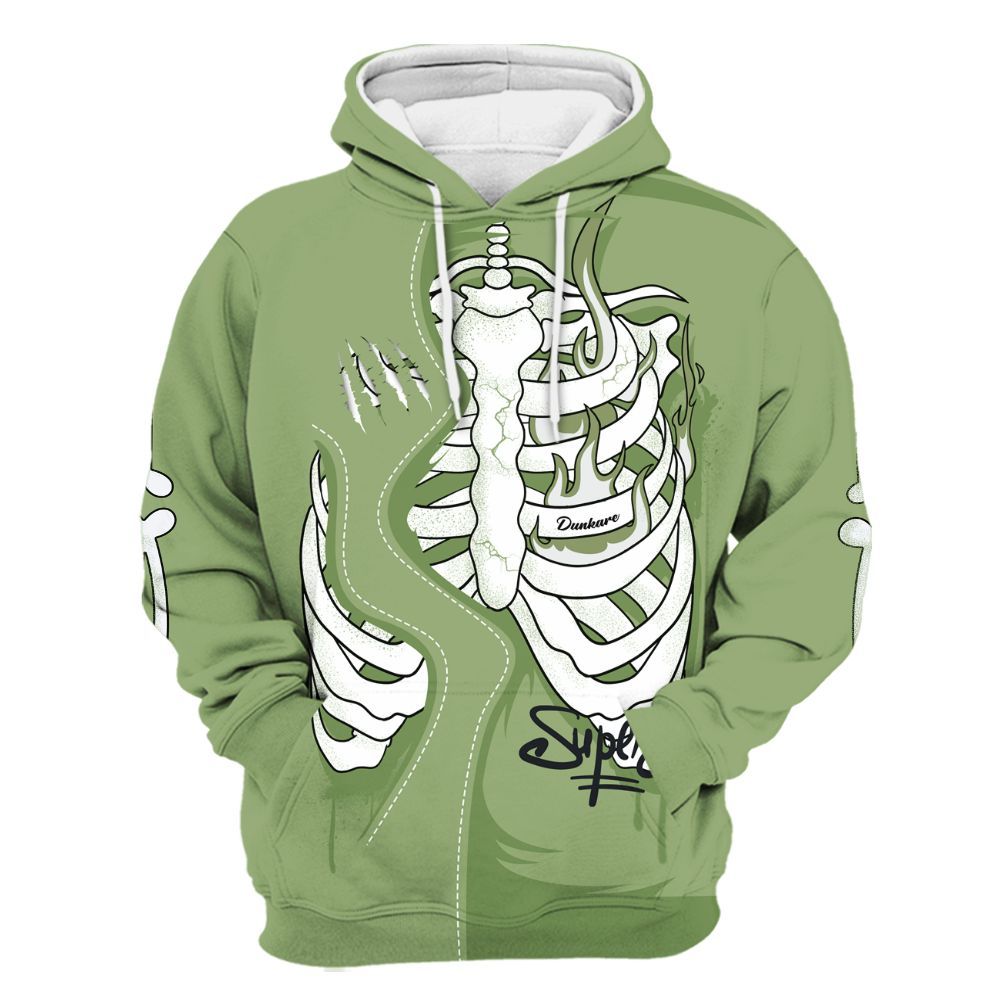 Hoodie To Match Oil Green 4s - It's The Kick For Me All Over Print