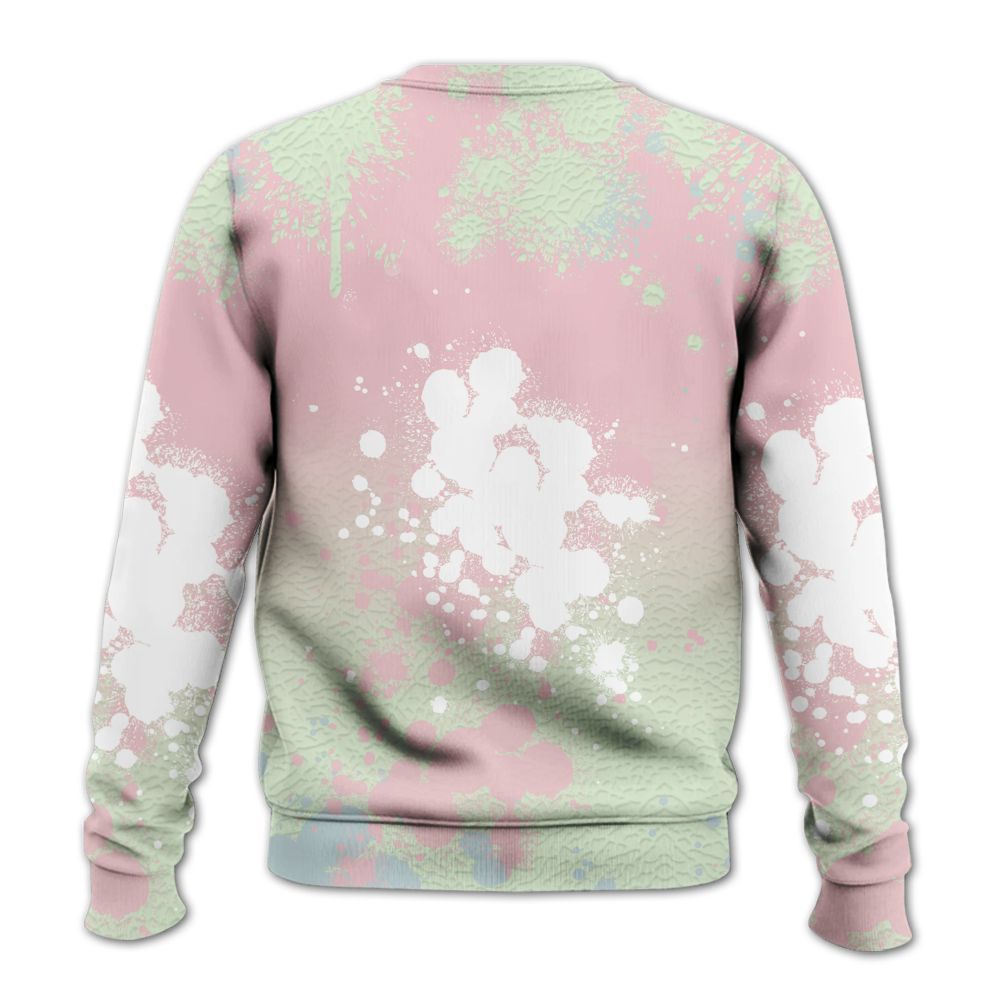 Sweatshirt To Match Spring Is In The Air 3s - God Blessed Ink Drip All Over Print