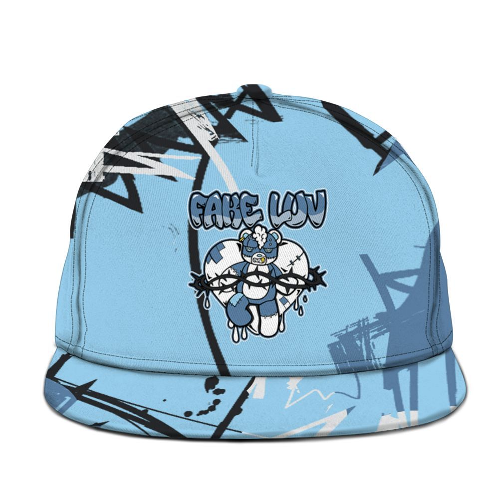 Snapback To Match Legend Blue 11s - False Romance Hugz Messyz Graphic