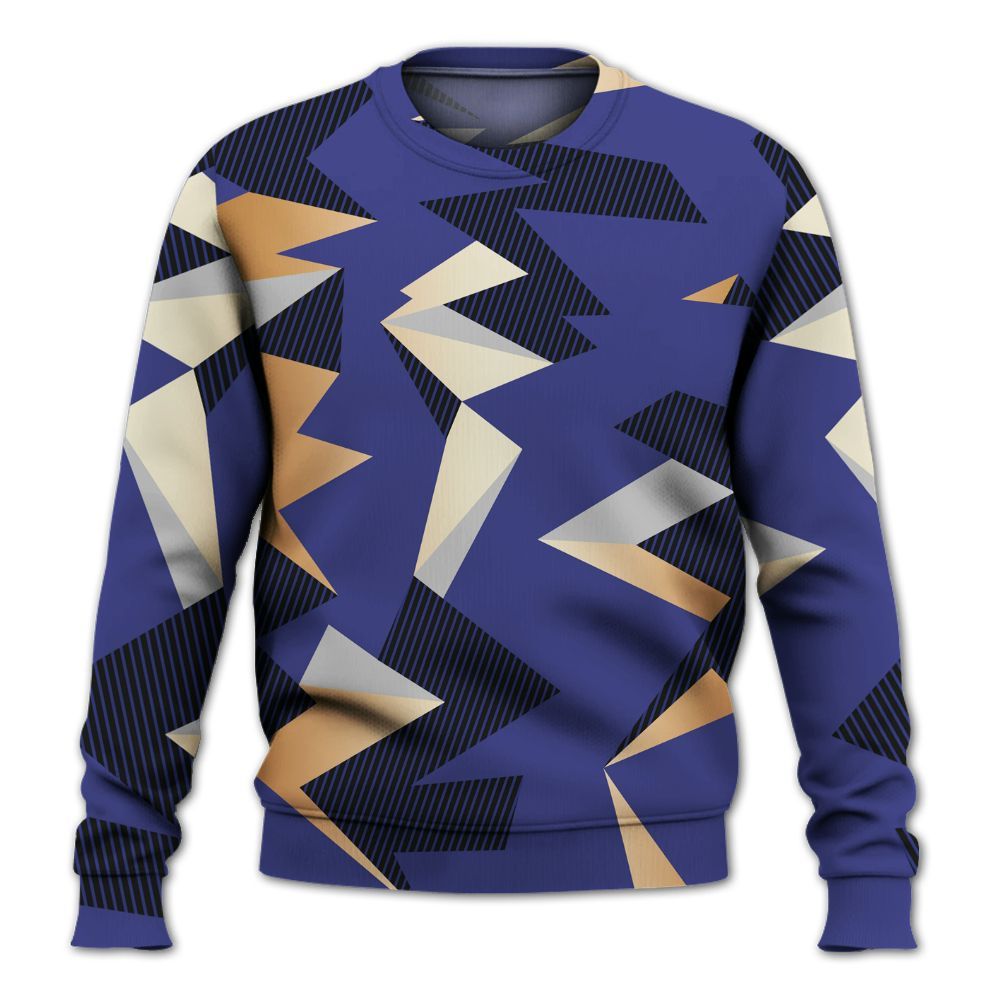 Sweatshirt To Match JM Pro Black Concord - Geometric Camouflage Pattern All Over Print