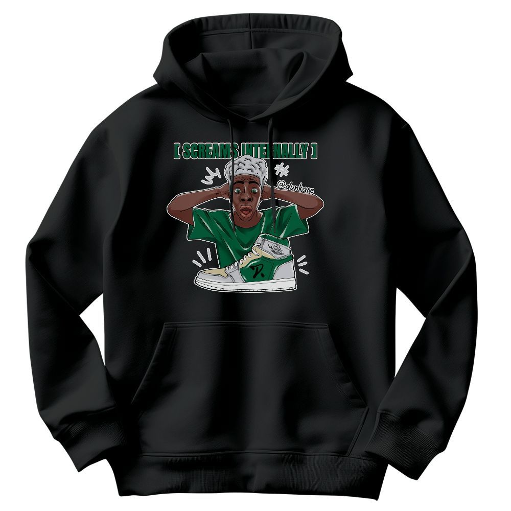 Sweatshirt To Match Pine Green 4s - Scream Internally Graphic