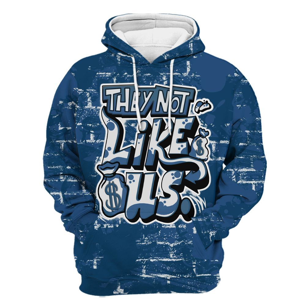 Hoodie To Match High OG Midnight Navy 1s - Dislike Us Graphic Street Art All Over Print