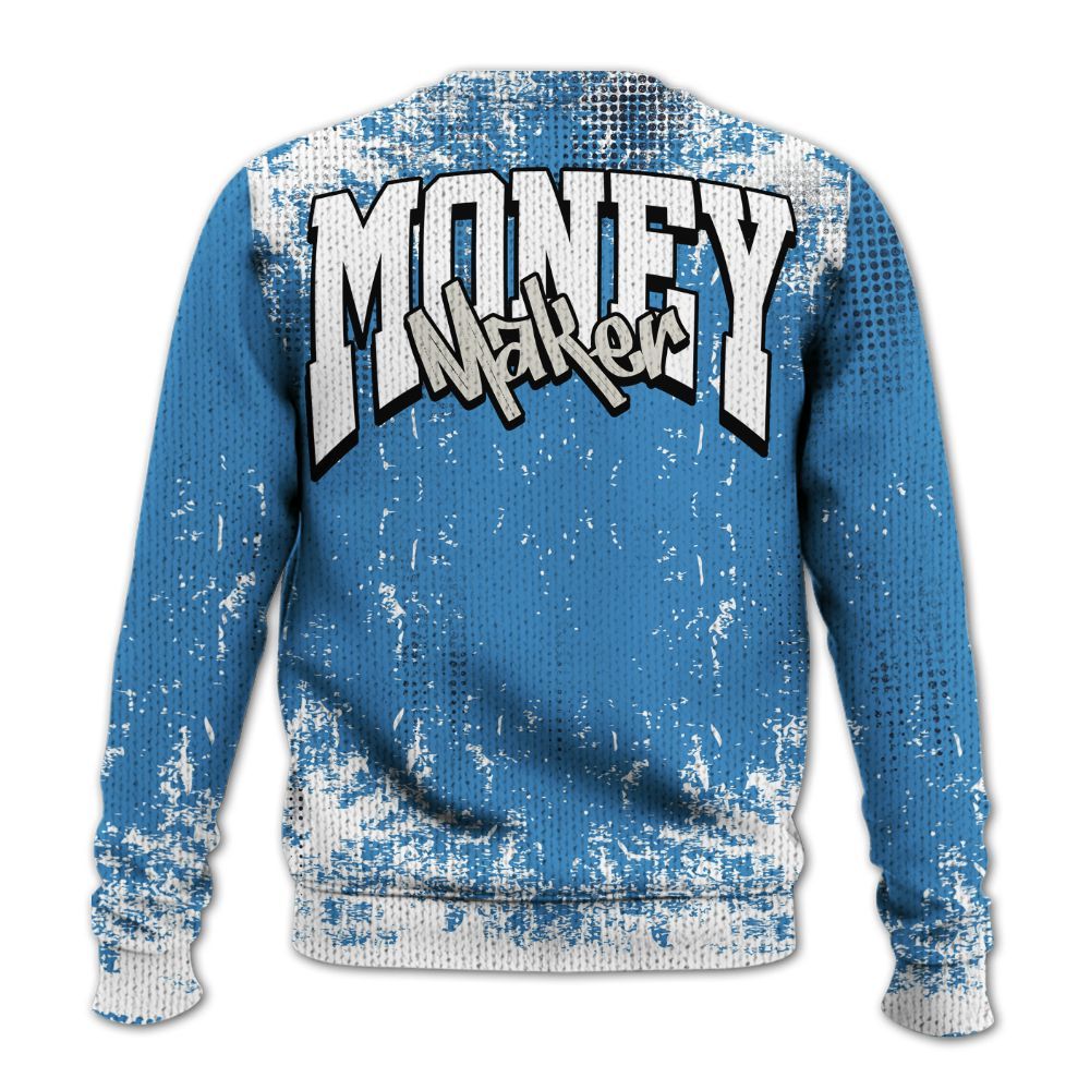 Knitted Sweater To Match Low OG Obsidian 1s - Move In Silence Money Street Retro