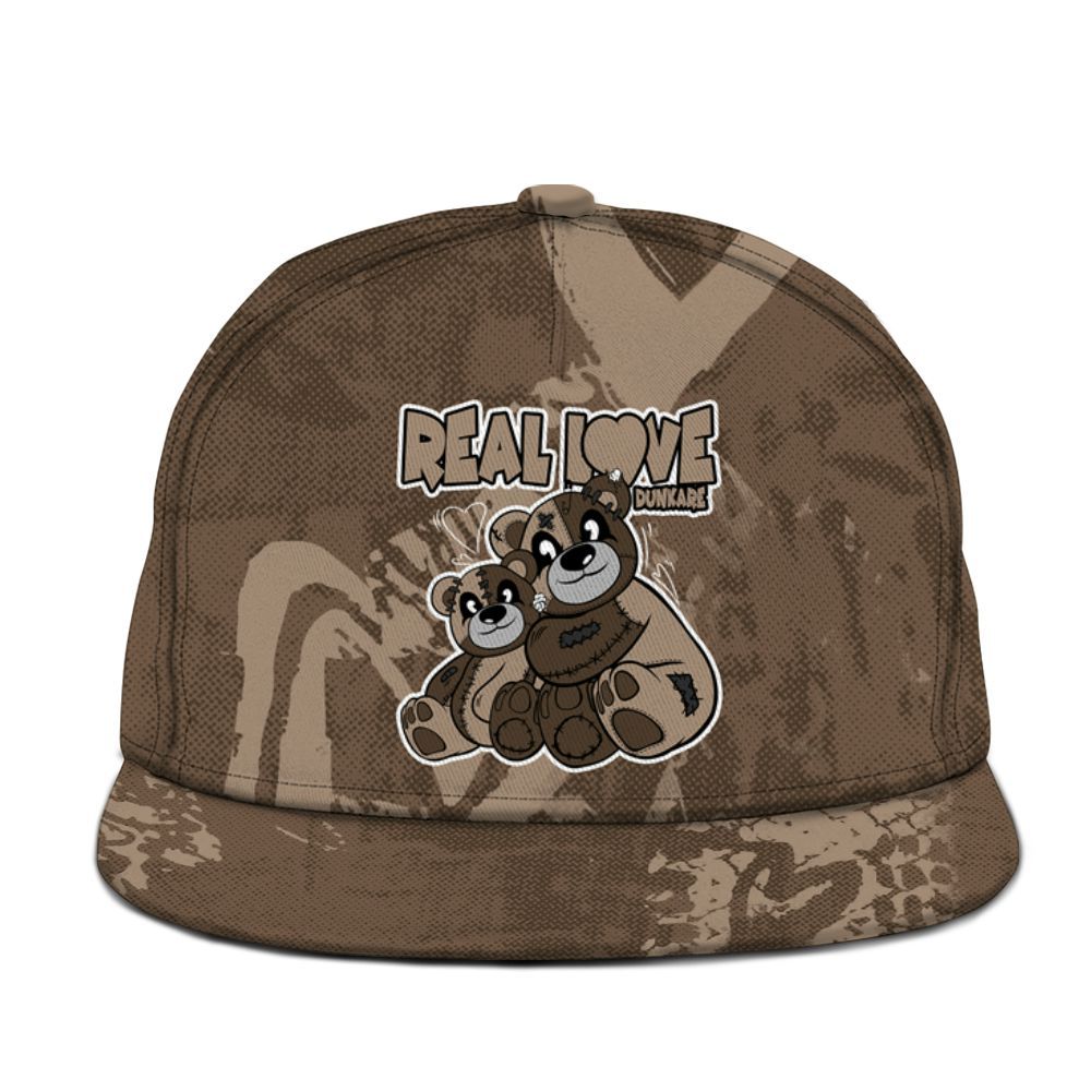 Snapback To Match Dark Mocha Jack - Sincere Fondness Bear Graphic