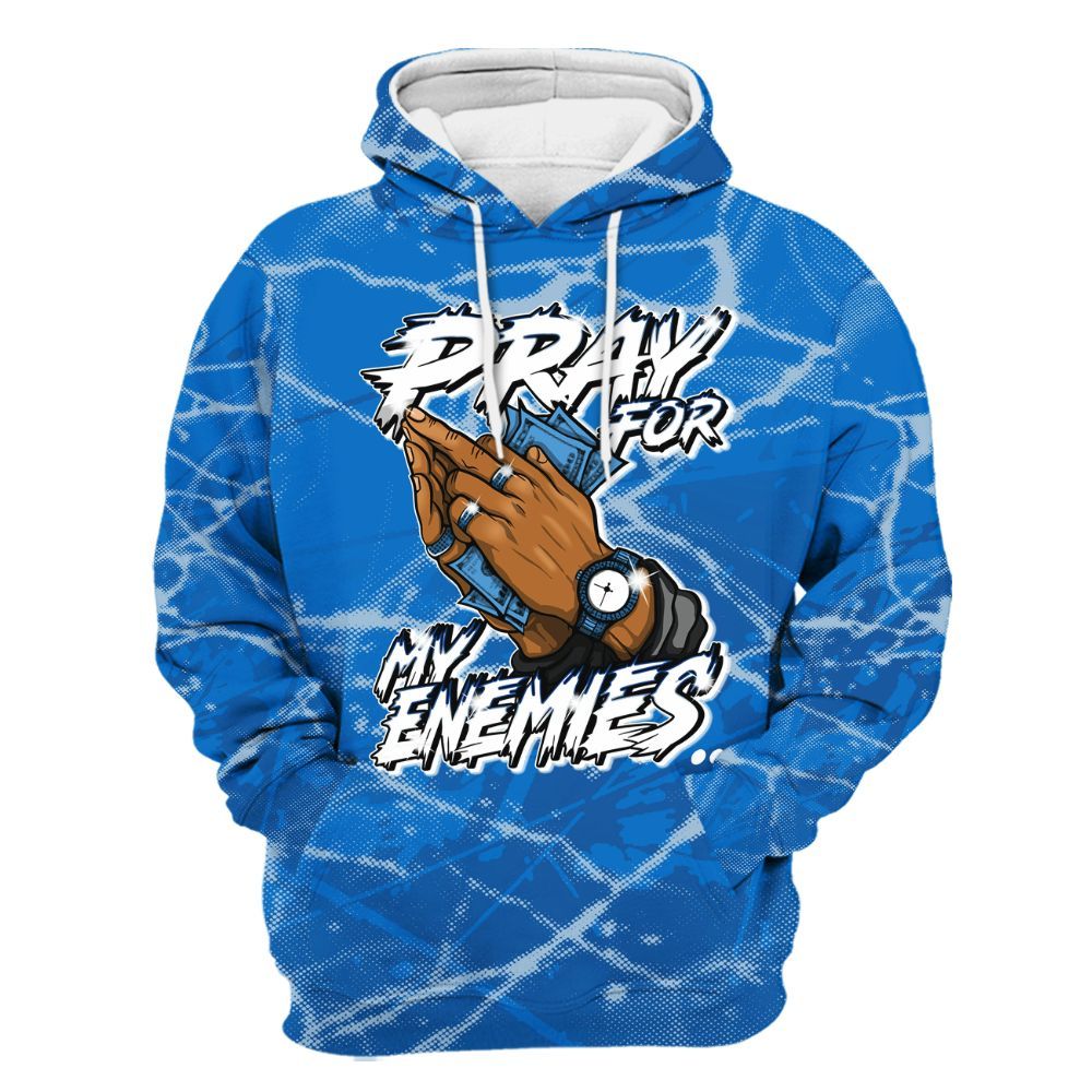 Hoodie To Match Blueberry 12s - Prayed For Enemies Graphic All Over Print