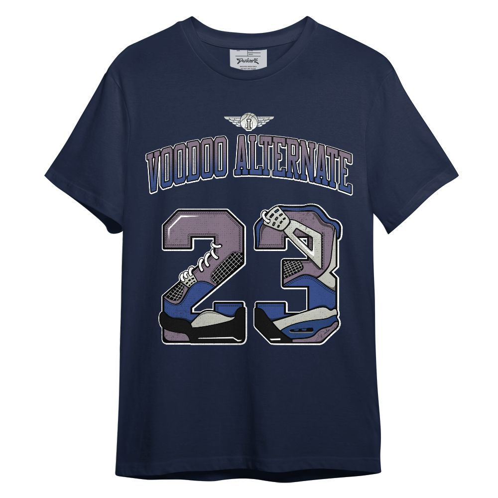 Shirt To Match Low OG Voodoo Alternate 1s - Number 23 Dirty 4s Graphic