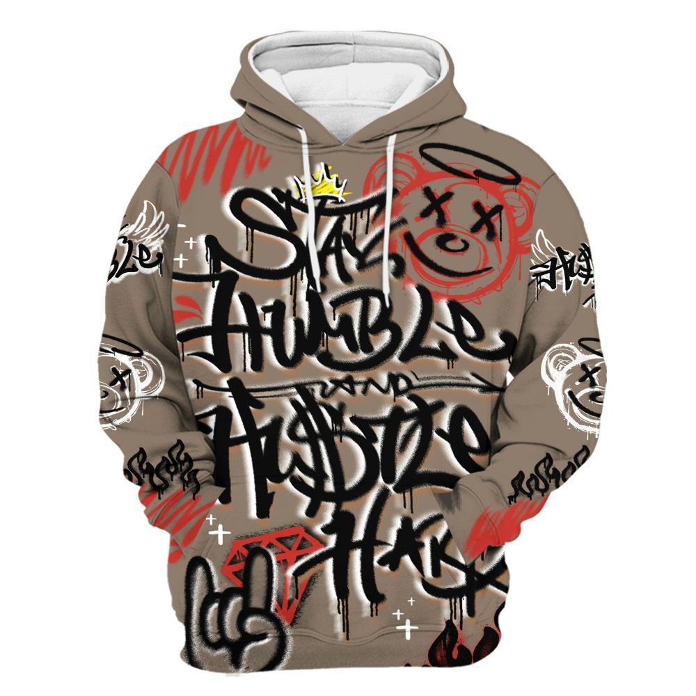 Hoodie To Match Air Max Rocky Distressed - Humble Drip Streetwear Graffity All Over Print