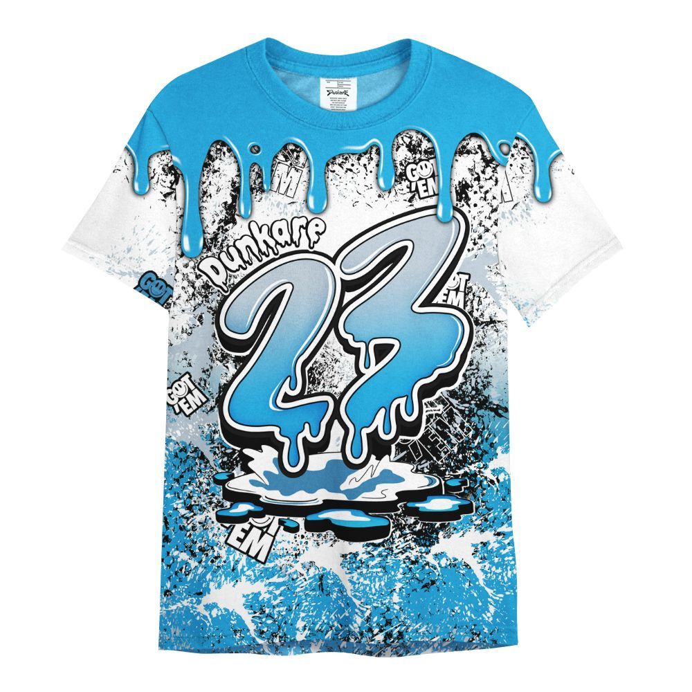 Shirt To Match University Blue Low 2026 11s - Dripping 23 Drip All Over Print