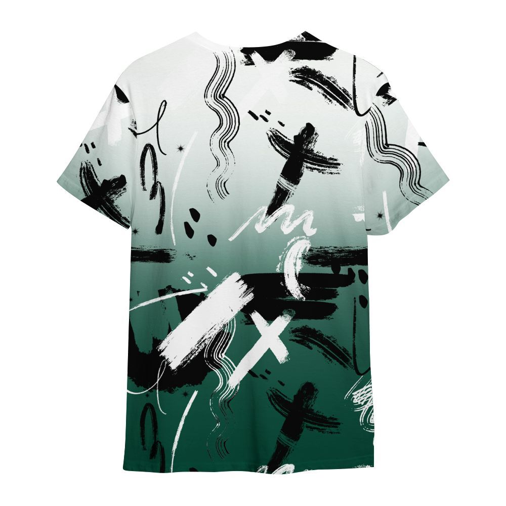 Shirt To Match Oxidized Green 4s - Money Hustle Grind Pray All Over Print