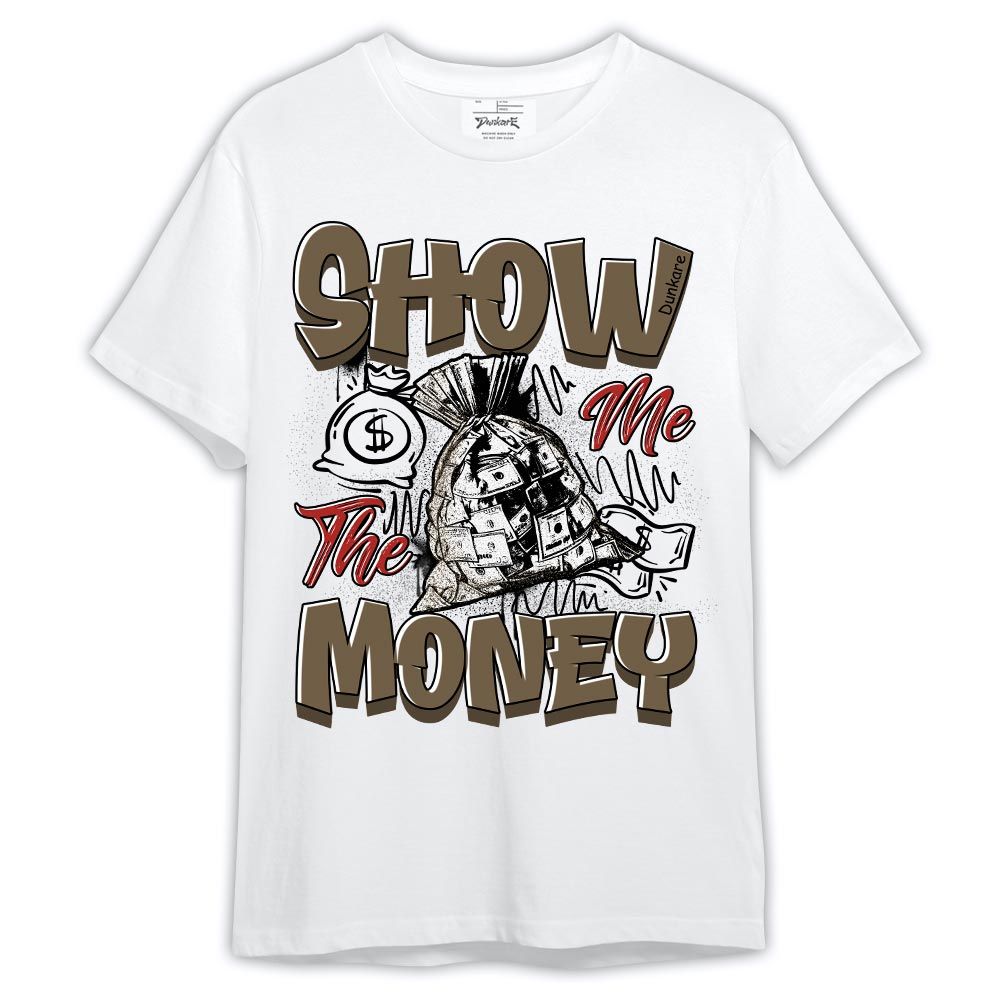 Shirt To Match Olive 9s - Graphic Show Me The Money Shirt Outfit