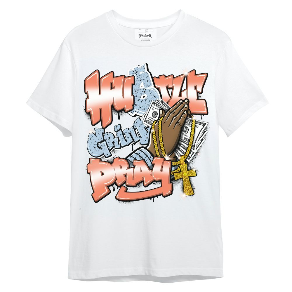 Shirt To Match DJ Khaled Crimson Bliss 5s - Hustle, Money Pray Streetwear Unisex Shirt