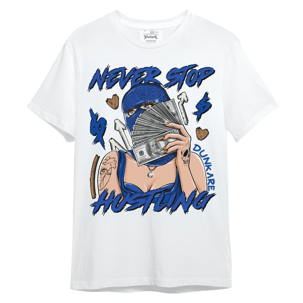 Shirt To Match Dunk High Racer Blue - Hustling Unique Unisex Shirt