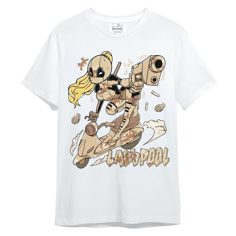 Shirt To Match Desert Camo 3s - Lady Pool Cartoon Unisex Shirt