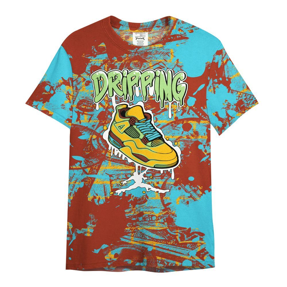 Shirt To Match SB Dunk Di'Orr Greenwood - Dripping Shoe 4S Graphic Street Art All Over Print