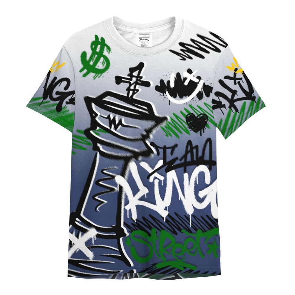 Shirt To Match Midnight Navy 13s - Street King Chess Streetwear All Over Print
