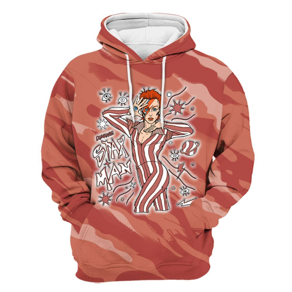 Hoodie To Match Dune Red 13s - Starmans Graphics Colored All Over Print