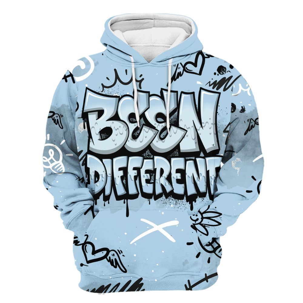 Hoodie To Match Foamposite One Psychic Blue - Drip Been Di2ferent All Over Print