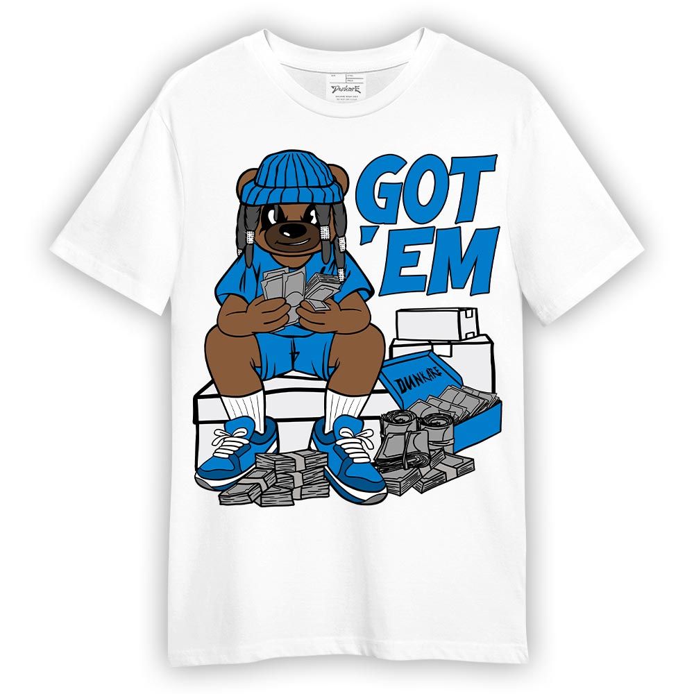 Shirt To Match Industrial Blue 4s - Bagged It Bear Shirt Unisex