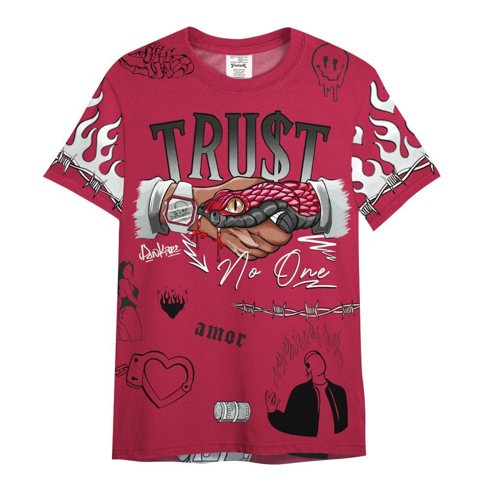 Shirt To Match Toro Bravo 4s - Snake Trust No One All Over Print