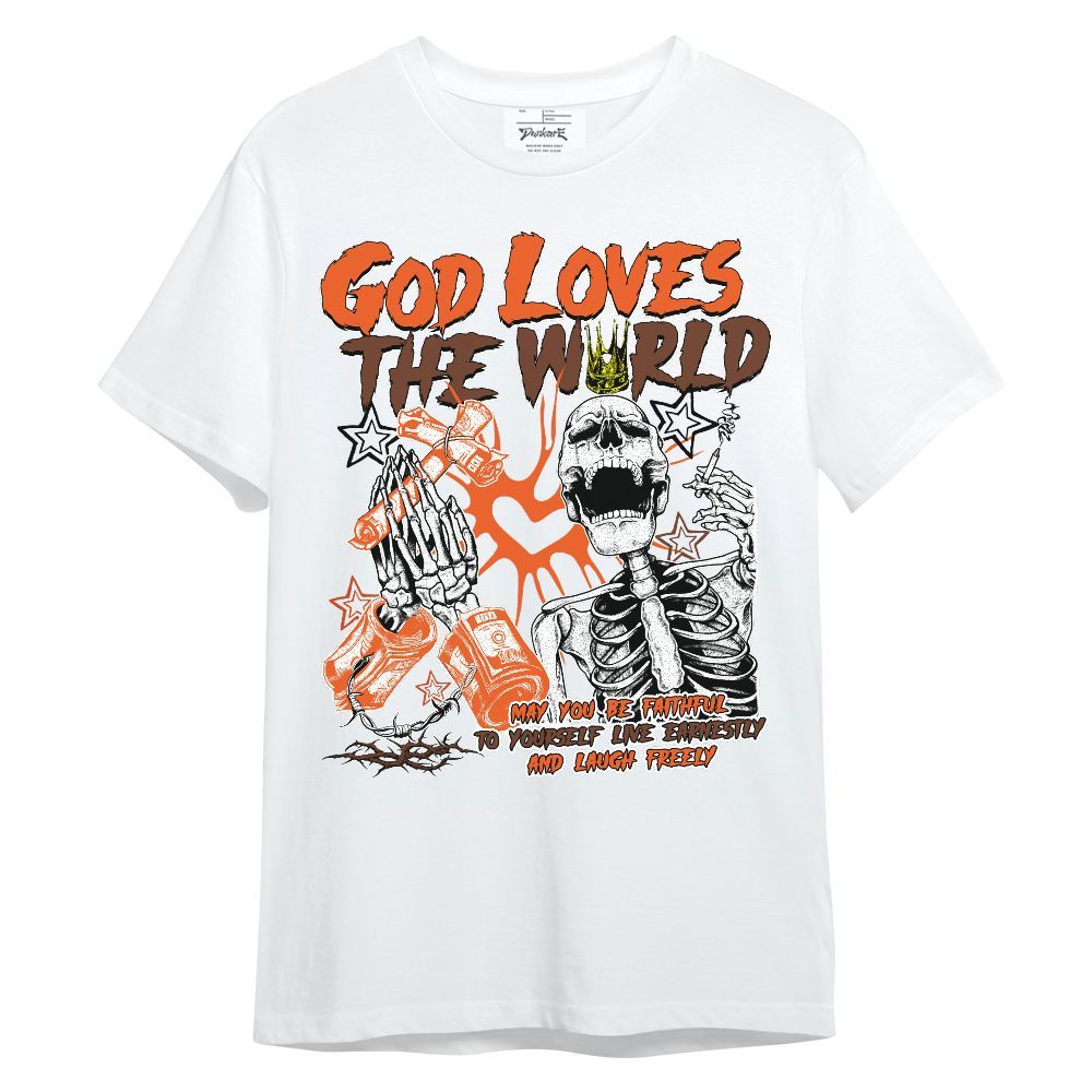 Shirt To Match High OG Starfish 1s - God Loves The World Unisex Shirt