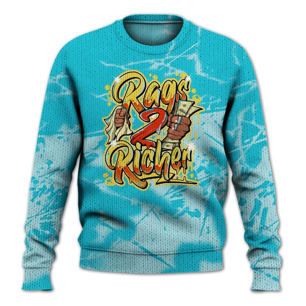 Knitted Sweater To Match Dunk Low KD 17 N7 - Rag 2 Rich Graphic