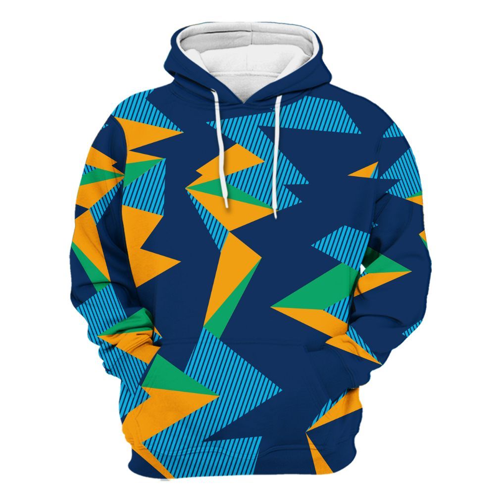 Hoodie To Match Dunk Low GS Electric Algae - Geometric Camouflage Pattern All Over Print