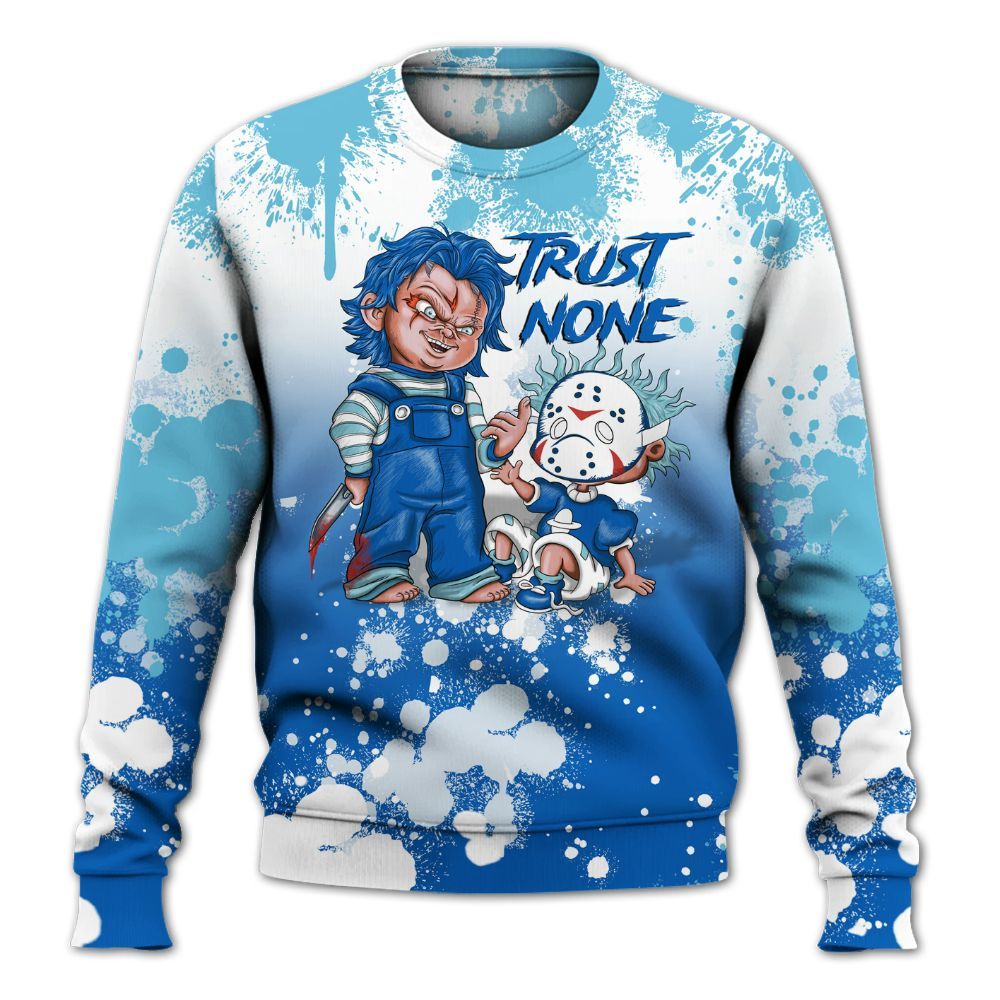 Sweatshirt To Match Dunk Low Argon - Trust No One Scary All Over Print