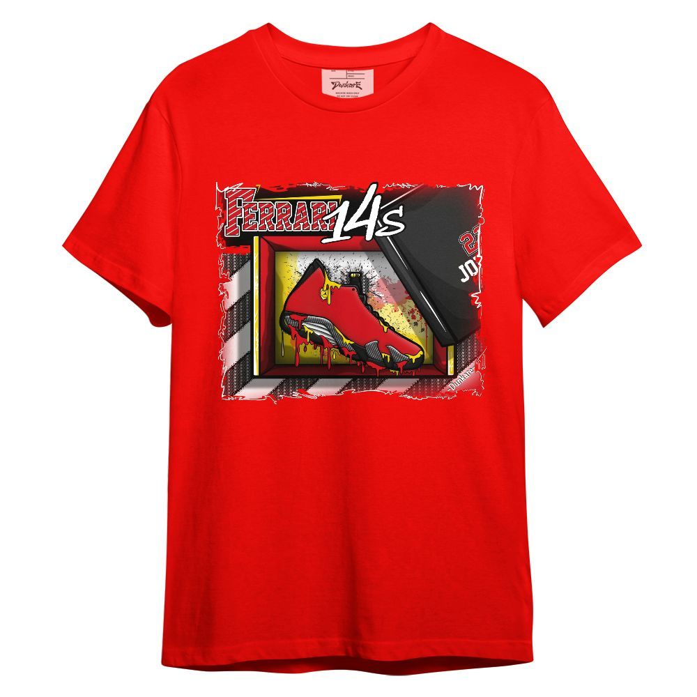 Shirt To Match Ferrari 14s - Sneaker Box Drip Graphic