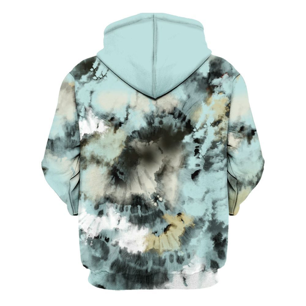 Hoodie To Match Pure Platinum 4s - God Blessed Tie Dye All Over Print