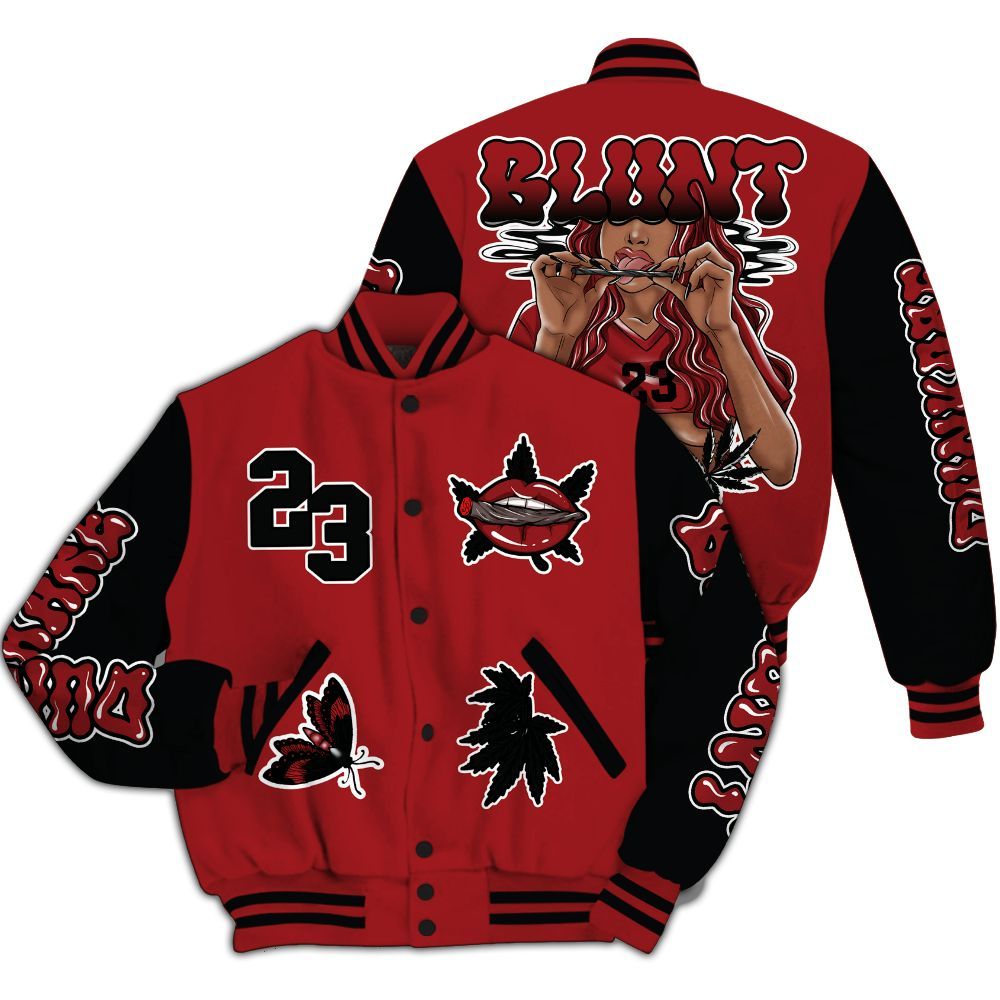 Varsity Jacket To Match Alternate Flu Game 12s - Bluntz Unique All Over Print