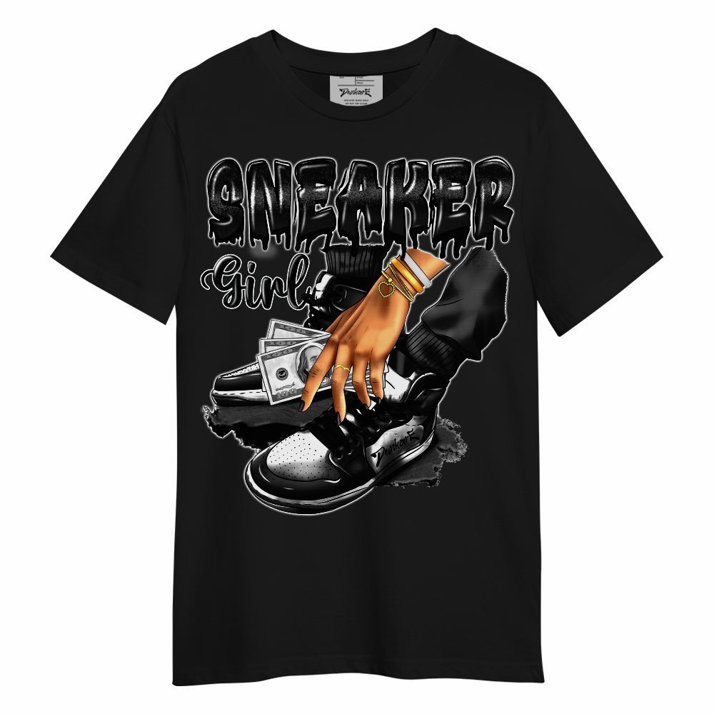 Shirt To Match Black Cat NET 4s - SNEAKER Girl Money Drip Unisex Shirt